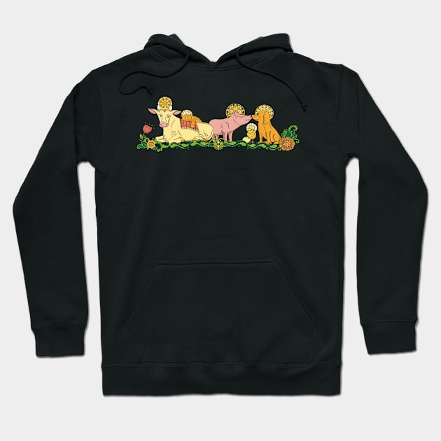 Sacred animals Hoodie by magiareal